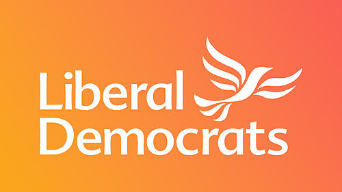 lib dem logo with liberty bird